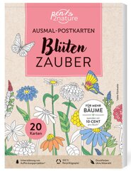 Ausmal-Postkarten Blütenzauber | 20 Karten