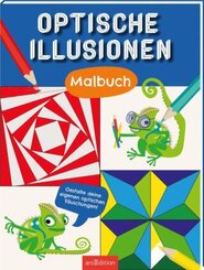 Optische Illusionen - Malbuch
