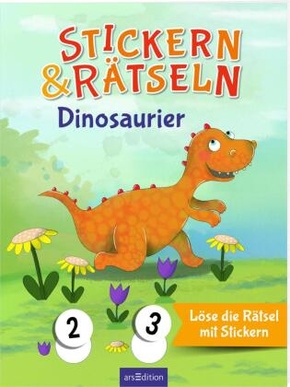 Stickern & Rätseln - Dinosaurier