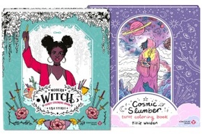 Modern Witch Tarot Coloring Book / Cosmic Slumber Tarot Coloring Books-Bundle, m. 1 Buch, 2 Teile