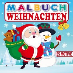 Malbuch Weihnachten - Ein zauberhaftes Weihnachtsbuch für Kinder.