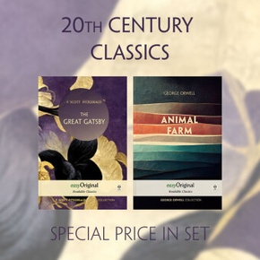20th Century Classics Books-Set (with 2 MP3 Audio-CDs) - Readable Classics - Unabridged english edition with improved re