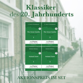 Klassiker des 20. Jahrhunderts (Buch + 4 MP3 Audio-CDs) - Lesemethode von Ilya Frank - Zweisprachige Ausgabe Englisch-De