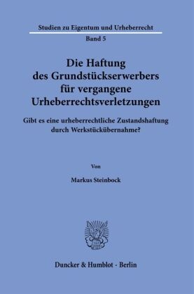 Die Haftung des Grundstückserwerbers für vergangene Urheberrechtsverletzungen.