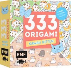 333 Origami - Kawaii Kitten - Niedliche Papiere falten für Katzen-Fans