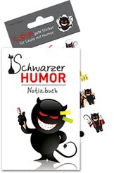 Schwarzer Humor - Notizbuch mit Stickern