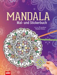 Mandala Mal- und Stickerbuch