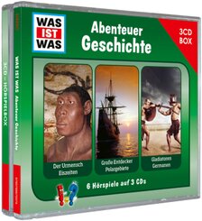 WAS IST WAS 3-CD Hörspielbox. Abenteuer Geschichte, Audio-CD