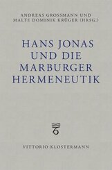 Hans Jonas und die Marburger Hermeneutik