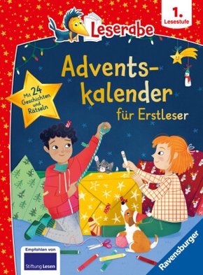 Adventskalender für Erstleser - Lesen lernen mit dem Leserabe - Erstlesebuch - Kinderbuch ab 6 Jahren - Lesen lernen 1.