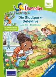 Die Stadtpark-Detektive - lesen lernen mit dem Leseraben - Erstlesebuch - Kinderbuch ab 5 Jahren - erstes Lesen - (Leser