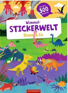 Wimmel-Stickerwelt - Dinos & Co.