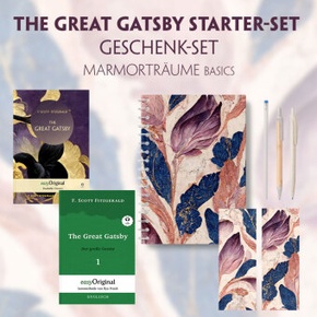 The Great Gatsby Starter-Paket Geschenkset 2 Bücher (mit Audio-Online) + Marmorträume Schreibset Basics, m. 2 Beilage, m