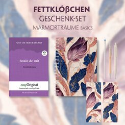 Fettklößchen Geschenkset (mit Audio-Online) + Marmorträume Schreibset Basics, m. 1 Beilage, m. 1 Buch