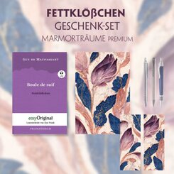 Fettklößchen Geschenkset (mit Audio-Online) + Marmorträume Schreibset Premium, m. 1 Beilage, m. 1 Buch