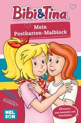 Bibi und Tina: Mein Postkarten-Malblock