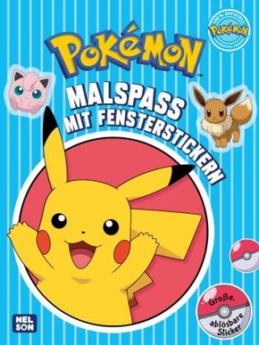 Pokémon Activity-Buch: Malspaß mit Fensterstickern