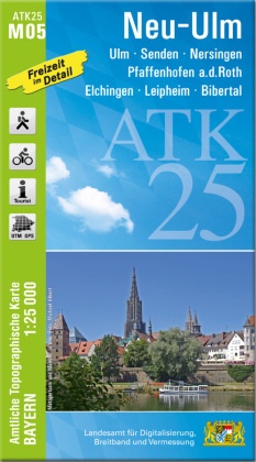 ATK25-M05 Neu-Ulm (Amtliche Topographische Karte 1:25000)