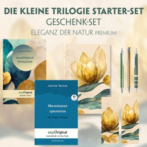 Die Kleine Trilogie Starter-Paket Geschenkset - 2 Bücher (mit Audio-Online) + Eleganz der Natur Schreibset Premium, m. 2