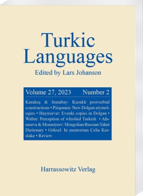 Turkic Languages 27 (2023) 2
