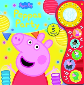 Peppa Pig - Peppas Party - Soundbuch mit Lichteffekt - interaktives Pappbilderbuch mit leuchtendem Kristall-Licht und je
