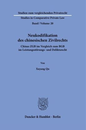 Neukodifikation des chinesischen Zivilrechts.