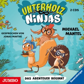 Unterholz-Ninjas. Das Abenteuer beginnt, 2 Audio-CD
