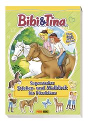 Bibi & Tina: Superstarker Sticker- und Malblock für Pferdefans