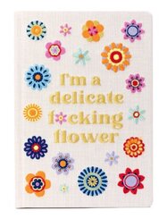 I'm a Delicate F_cking Flower Embroidered Journal