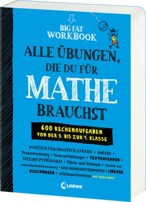 Big Fat Workbook - Alle Übungen, die du für Mathe brauchst