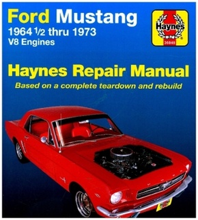 Ford Mustang, Mach 1, GT, Shelby, & Boss V-8 (1964-1973) Haynes Repair Manual (USA)