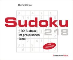 Sudokublock 218 (5 Exemplare à 2,99 EUR)