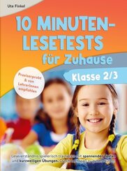 10 Minuten Lesetests für Zuhause Klasse 2/3 Deutsch