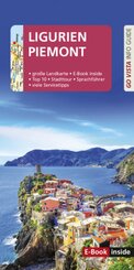 GO VISTA: Reiseführer Ligurien und Piemont, m. 1 Karte