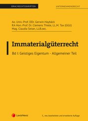 Immaterialgüterrecht (Skriptum) - Bd I