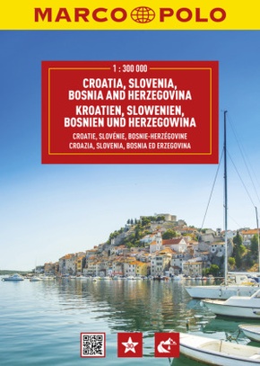 MARCO POLO Reiseatlas Kroatien, Slowenien, Bosnien und Herzegowina 1:300.000