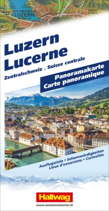 Luzern, Zentralschweiz, Panoramakarte