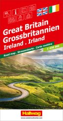 Grossbritannien, Irland, Strassenkarte 1:650'000