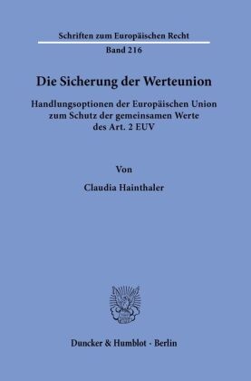 Die Sicherung der Werteunion.