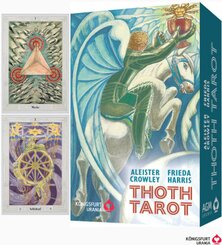 Aleister Crowley Thoth Tarot Deluxe (Thoth Tarotdeck), m. 1 Buch, m. 1 Beilage, 2 Teile