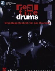 Real Time Drums, mit Audiotracks Online - Level.1