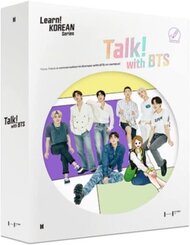 Talk! With BTS (Global edition) | 2-Book Set (without Motipen) | Korean Learning for Basic Learners | Korean Keyboard St