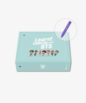 Learn! KOREAN With BTS | 4-Book Set | With Motipen | Korean Learning for Basic Learners | With Korean Keyboard Stickers,