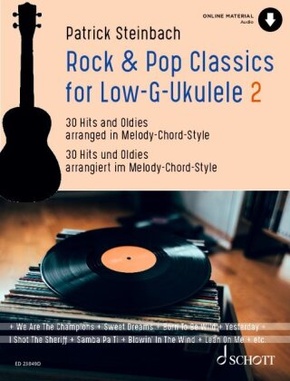 Rock & Pop Classics for "Low G"-Ukulele