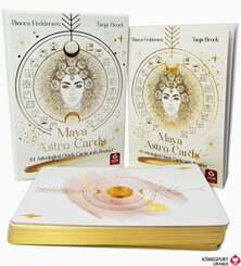 Maya Astro Cards: 44 astrological oracle cards with booklet, m. 1 Buch, m. 44 Beilage, 2 Teile