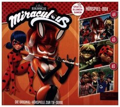 Miraculous - H&ouml;rspiel-Box mit Blument&uuml;tchen.Folge.44-46,3 Audio-CD