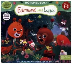 Edmund und Luzie - Hörspiel-Box mit Blumentütchen, 3 Audio-CD - Folge.1-3