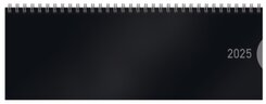 Tischquerkalender Classic Colourlux schwarz 2025