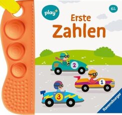 Ravensburger Play+ flip&pop: Erste Zahlen (Mein allererstes Beißbuch), Baby-Buch ab 6 Monate