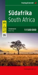 Südafrika, Straßenkarte, 1:1.500.000, freytag & berndt